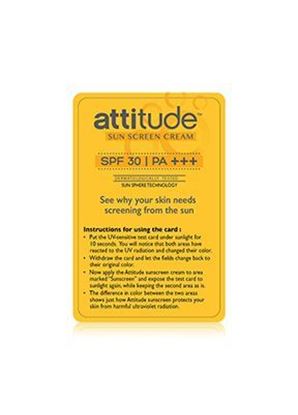 Picture of Attitude Sunscreen Demo Card