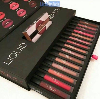 Picture of huda beauty Combo Liquid Matte Lipstick 