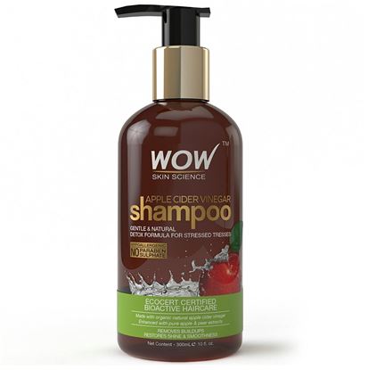 Picture of Apple Cider Vinegar Shampoo - 300 mL - No Sulphate - No Parabens - Infused Organic Natural Apple Cider Vinegar