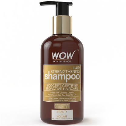 Picture of Hair Strengthening Shampoo, 300mL - No Sulphate - No Parabens - Infused Organic Rosemary & Tea Tree Oil