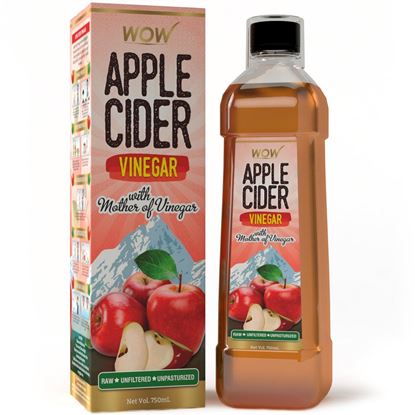 Picture of Raw Apple Cider Vinegar - 750 ml - with strand of mother - Not from concentrate