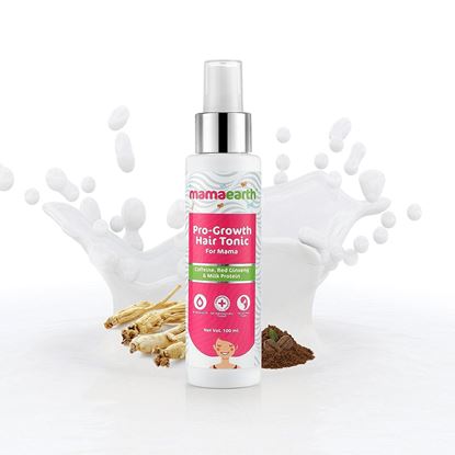 Picture of ProGrowth Hair fall Control Tonic 100ml with Korean Red Ginseng, Milk Protein and Caffeine. No Alcohol          