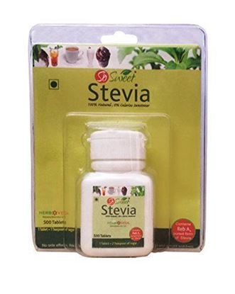 Picture of Stevia 500 Tablet Dispenser 100% Natural Sweetener - Sugarfree    