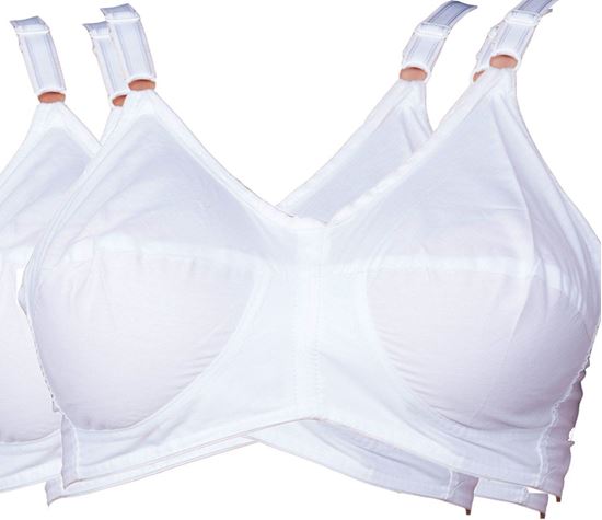 Alfa Store. White Cotton women's bra