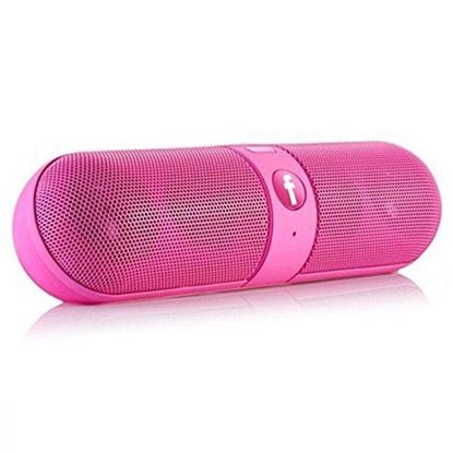 Picture of Mobile Link Capsule Bluetooth/Aux Cable Connectivity Multimedia Speaker Wireless Speaker (Pink)