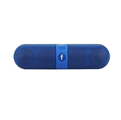 Picture of Capsule Bluetooth/Aux Cable Connectivity Multimedia Speaker Wireless Speaker (Blue) 