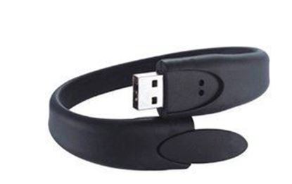 Picture of USB Flash Drive Bracelet - 8 GB (Black)