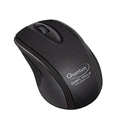 Picture of Quantum QHMPL QHM240 Wired Optical Mouse(USB, Black)