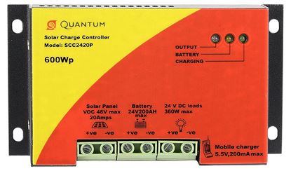 Picture of Quantum SCC2420P PWM Solar Charge Controller 