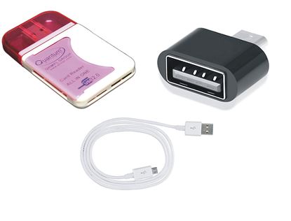 Picture of QHMPL Combo Offer-All in Card Reader+OTG Adapter+Data cable