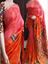 Picture of printed saree banglory silk light pink orange