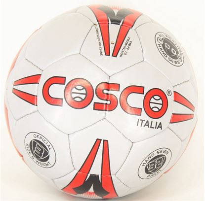 Picture of Cosco Italia Football, Size 3 (White/Red/Black)