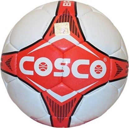 Picture of Cosco Brazil Foot Ball, Size 5 ( Red / White)