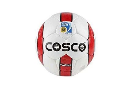 Picture of Cosco Permalast Football, Size 4 (White/Red/Black)