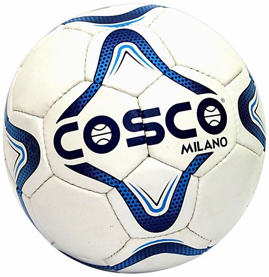 Picture of Cosco Milano Foot Ball, Size 5 (White/Blue/Black)