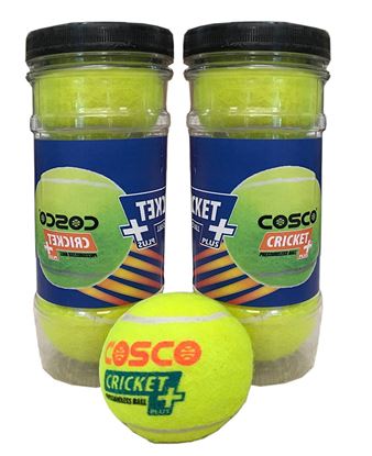 Picture of Cosco Cricket Plus Light Weight Cricket Ball (Yellow)