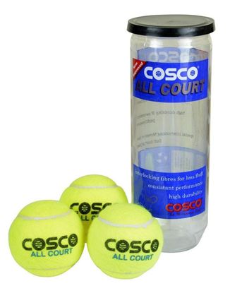 Picture of Cosco All Court Tennis Ball, Pack of 3