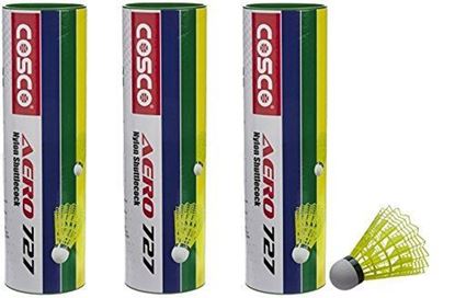 Picture of Cosco Aero 727 Nylon Shuttlecock- Pack of 18