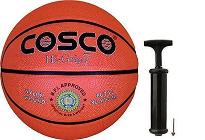 Picture of Cosco Hi-Grip Basketball with Hand Pump- Size 7