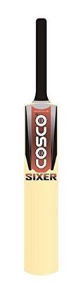 Picture of Cosco Sixer Kashmir Willow Cricket Bat, Size 6