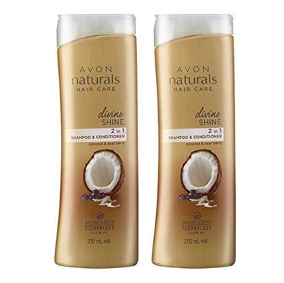 Picture of Avon Naturals Divine Shine Shampoo & Conditioner (set of 2 of 200 ml each)