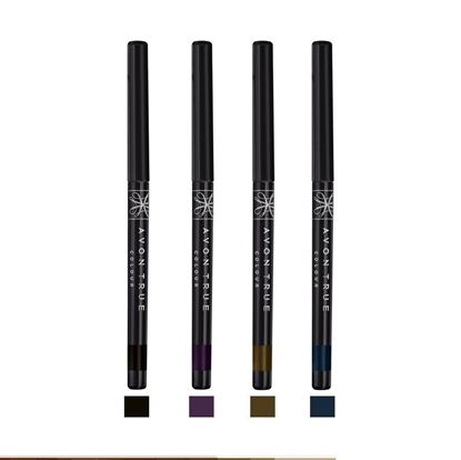 Picture of Avon True Color Glimmersticks Kajal (deep plum / boldest black / deep navy / burnt olive)