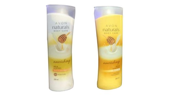 Picture of Avon Milk And Honey Shower Gel And Lotion(Set of 2)