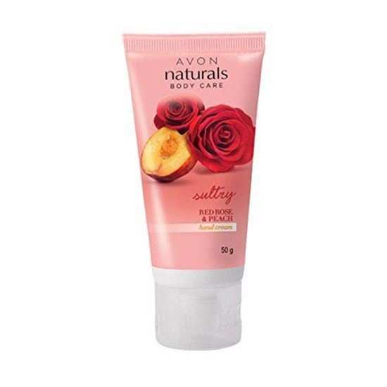 Picture of Avon Naturals Red Rose & Peach Hand Cream (50g)