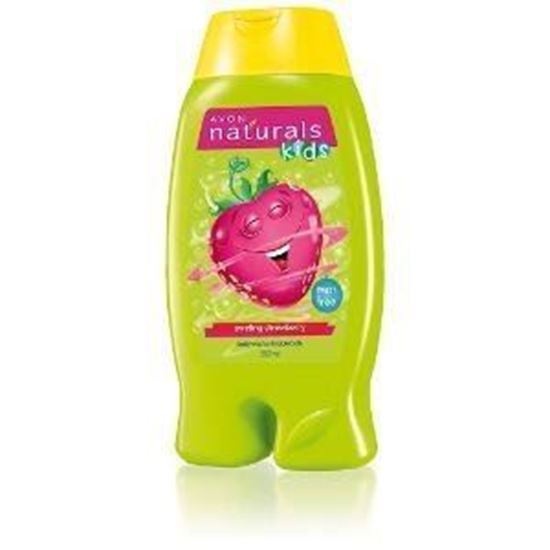 Picture of Avon Swirling Strawberry 2 in 1 body wash for kids+beauty++milkwhite+200ml