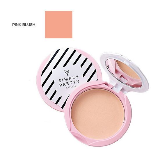 Picture of Avon Simply Pretty Shine no More SPF 14 Pressed Powder 11g - Soft Bisque