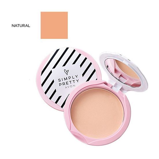 Picture of Avon Simply Pretty Shine no More SPF 14 Pressed Powder 11g - Natural