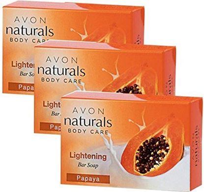 Picture of AVON Naturals Papaya Bar Soap 100g (Set Of 3)