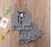 Picture of Black Striped 2 pc summer set