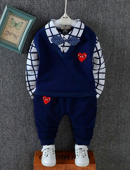 Picture of Boys set with attatched shirt