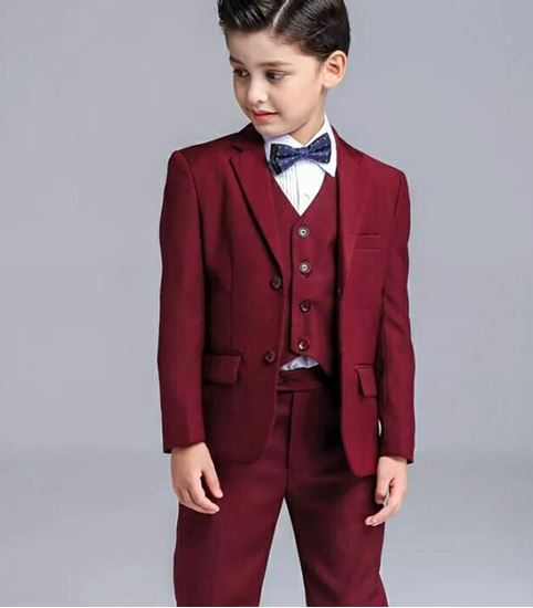 Picture of Party wear blazer for boys with black bow