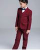 Picture of Party wear blazer for boys with black bow