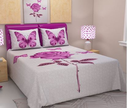 Picture of JAIPURI BED SHEET 03( OFF WHITE)