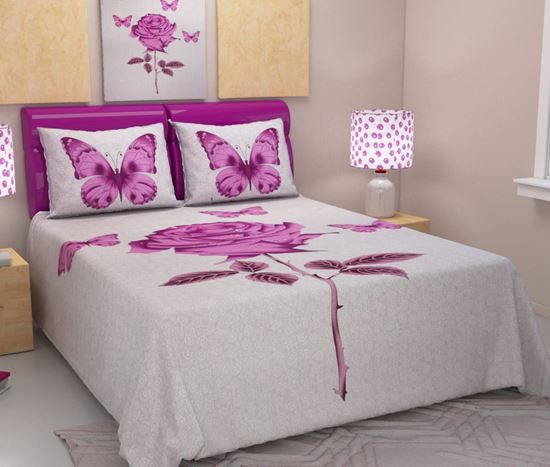 Picture of JAIPURI BED SHEET 03( OFF WHITE)