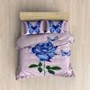 Picture of JAIPURI BED SHEET WHITE&VOILET