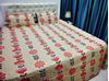 Picture of S K Mani Prints Double Bed Sheet  (OFF WHITE)