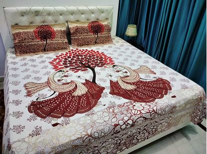 Picture of High Quality COTTON  KING SIZE Double Bed Sheet #3