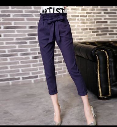 Picture of Women's Casual High Waist KNOT PANT