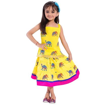 Picture of Beautiful party wear lehga For Baby Girls*