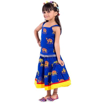 Picture of Beautiful party wear lehga For Baby Girls**