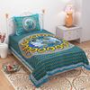 Picture of RAJWADA SINGLE BED SHEET Orange,Blue,Green,Red