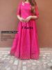 Picture of chanderi long gown F-Kurti-1540