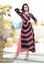 Picture of stylish front double layer kurti cum gown