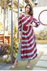 Picture of stylish front double layer kurti cum gown