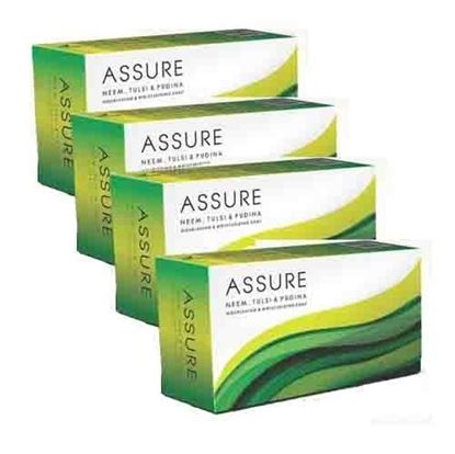 Picture of VESTIGE Assure Neem Tulsi & Pudina Soaps - Set of 4 