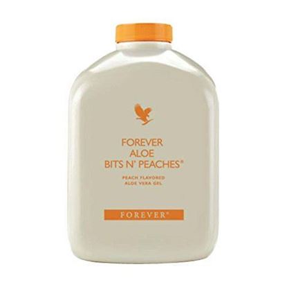 Picture of Forever Aloe Bits N Peaches Gel, 1 Ltr (Pack Of 2)